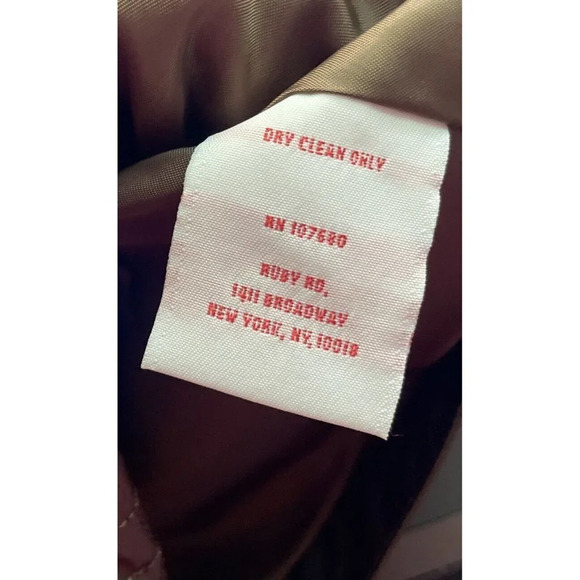 Ruby Rd. Petite‎ Lightweight Metallic Quilted Gold Brown Jacket Embellished 14P - Picture 6 of 6